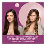 Syska HS2000K Salon Finish Hair Straightener with 2-IN -1 Multi-Styling Kit (Pink)